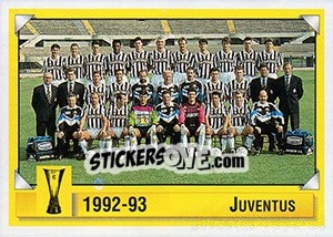 Sticker Juventus 1992-93 - Calcio Coppe 1997-1998 n. 90 - Panini