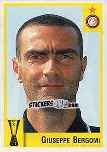 Cromo Giuseppe Bergomi - Calcio Coppe 1997-1998 - Panini