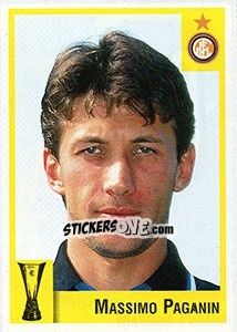 Sticker Massimo Paganin - Calcio Coppe 1997-1998 - Panini