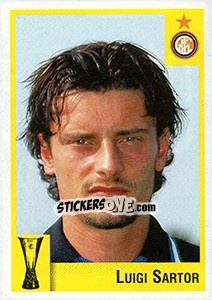 Sticker Luigi Sartor - Calcio Coppe 1997-1998 - Panini