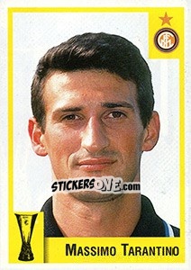 Sticker Massimo Tarantino - Calcio Coppe 1997-1998 n. 101 - Panini