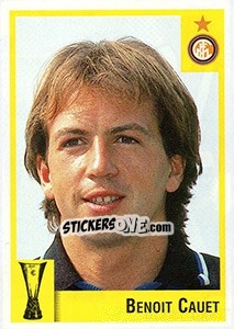 Sticker Benoit Cauet - Calcio Coppe 1997-1998 n. 102 - Panini