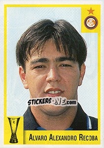 Cromo Alvaro Alexandro Recoba - Calcio Coppe 1997-1998 - Panini