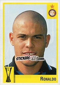 Sticker Ronaldo - Calcio Coppe 1997-1998 n. 110 - Panini
