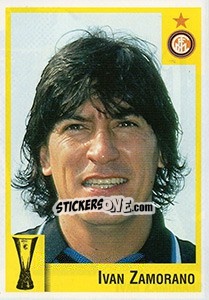 Sticker Ivan Zamorano - Calcio Coppe 1997-1998 - Panini