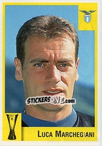 Sticker Luca Marchegiani - Calcio Coppe 1997-1998 - Panini