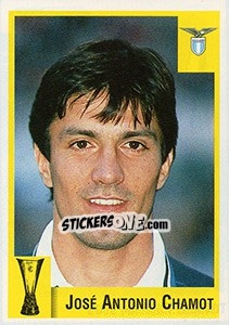Sticker José Antonio Chamot - Calcio Coppe 1997-1998 n. 114 - Panini