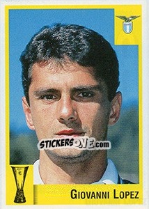 Sticker Giovanni Lopez - Calcio Coppe 1997-1998 - Panini