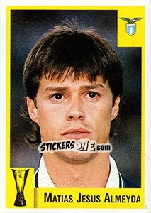 Sticker Matias Jesus Almeyda - Calcio Coppe 1997-1998 - Panini