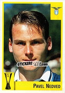 Sticker Pavel Nedved - Calcio Coppe 1997-1998 n. 124 - Panini