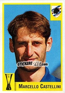 Sticker Marcello Castellini - Calcio Coppe 1997-1998 - Panini