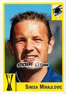 Cromo Sinisa Mihajlovic - Calcio Coppe 1997-1998 - Panini