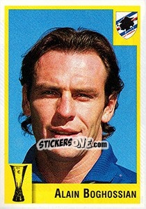 Sticker Alain Boghossian - Calcio Coppe 1997-1998 n. 140 - Panini