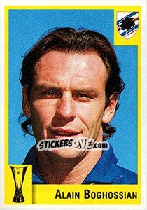 Sticker Alain Boghossian - Calcio Coppe 1997-1998 - Panini