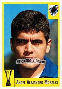 Cromo Angel Alejandro Morales - Calcio Coppe 1997-1998 - Panini