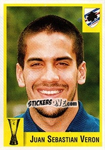 Cromo Juan Sebastian Veron - Calcio Coppe 1997-1998 - Panini
