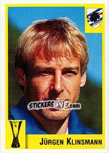 Sticker Jürgen Klinsmann - Calcio Coppe 1997-1998 - Panini