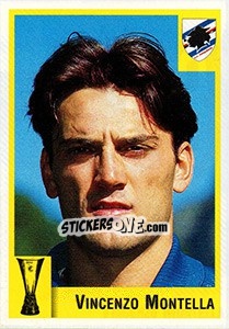 Sticker Vincenzo Montella - Calcio Coppe 1997-1998 n. 148 - Panini