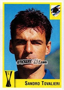 Sticker Sandro Tovalieri - Calcio Coppe 1997-1998 - Panini