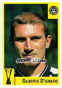 Sticker Gilberto D'Ignazio - Calcio Coppe 1997-1998 - Panini