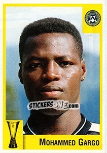 Sticker Mohammed Gargo - Calcio Coppe 1997-1998 n. 161 - Panini