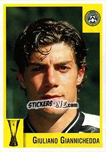 Sticker Giuliano Giannichedda - Calcio Coppe 1997-1998 - Panini