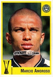 Cromo Marcio Amoroso - Calcio Coppe 1997-1998 n. 166 - Panini