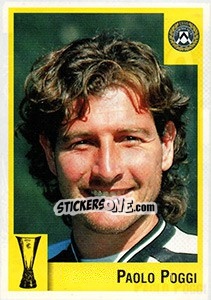Sticker Paolo Poggi - Calcio Coppe 1997-1998 n. 168 - Panini