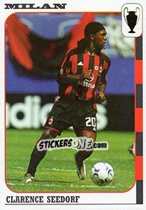 Sticker Clarence Seedorf - Calcio Coppe 2003-2004 n. 13 - Panini