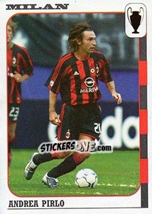 Sticker Andrea Pirlo - Calcio Coppe 2003-2004 n. 14 - Panini