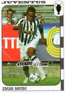 Sticker Edgar Davids - Calcio Coppe 2003-2004 n. 33 - Panini