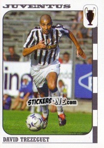 Figurina David Trezeguet - Calcio Coppe 2003-2004 - Panini
