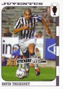 Sticker David Trezeguet - Calcio Coppe 2003-2004 n. 34 - Panini
