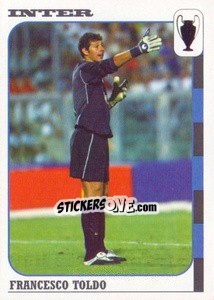 Sticker Francesco Toldo - Calcio Coppe 2003-2004 n. 39 - Panini