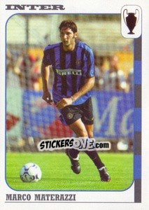 Cromo Marco Materazzi - Calcio Coppe 2003-2004 - Panini