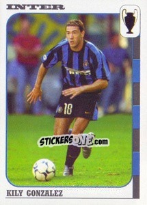 Sticker Kily Gonzalez - Calcio Coppe 2003-2004 n. 45 - Panini