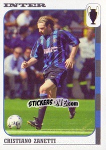 Sticker Cristiano Zanetti - Calcio Coppe 2003-2004 - Panini