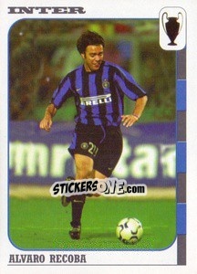 Sticker Alvaro Recoba - Calcio Coppe 2003-2004 - Panini