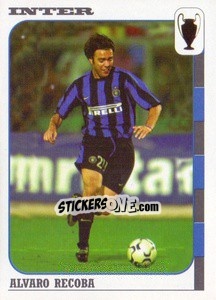 Cromo Alvaro Recoba - Calcio Coppe 2003-2004 - Panini