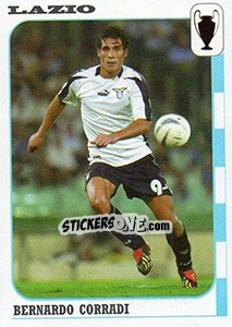 Sticker Bernardo Corradi - Calcio Coppe 2003-2004 n. 70 - Panini