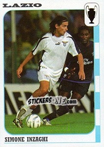 Sticker Simone Inzaghi - Calcio Coppe 2003-2004 - Panini