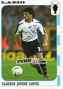 Sticker Claudio Javier Lopez - Calcio Coppe 2003-2004 n. 72 - Panini