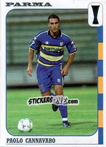 Sticker Paolo Cannavaro - Calcio Coppe 2003-2004 n. 76 - Panini