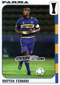 Sticker Matteo Ferrari - Calcio Coppe 2003-2004 n. 77 - Panini