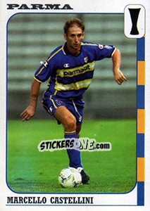 Sticker Marcello Castellini - Calcio Coppe 2003-2004 n. 81 - Panini