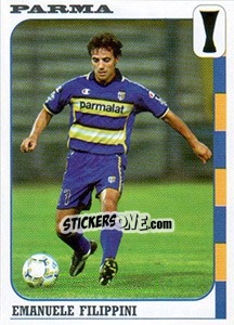 Sticker Emanuele Filippini - Calcio Coppe 2003-2004 - Panini