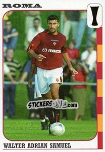 Sticker Walter Adrian Samuel - Calcio Coppe 2003-2004 n. 96 - Panini