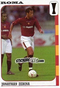Sticker Jonathan Zebina - Calcio Coppe 2003-2004 - Panini