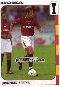 Figurina Jonathan Zebina - Calcio Coppe 2003-2004 - Panini