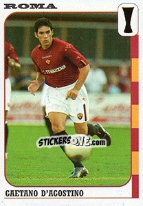 Sticker Gaetano D'Agostino - Calcio Coppe 2003-2004 - Panini
